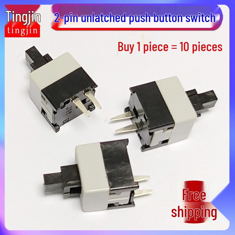 Desktop Computer 2-Pin Non-Locking Power Switch (10-Pack)