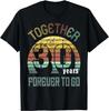 Unisex Unisex Kleding Tops T-shirts Kleding Vrouw 30e Huwelijksverjaardag Cadeaus voor Koppels Bijpassende 30 T-shirt harajuku