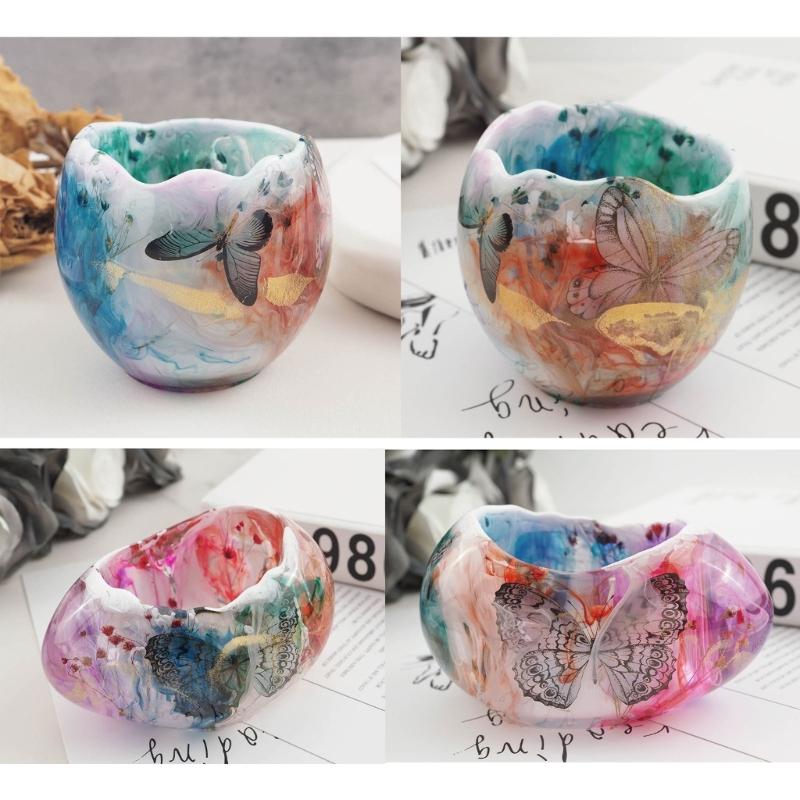 Silicone Candle Holder Moulds Eggs Shaped Silicone Clay Mould Crafts Moulds Silicone Material for DIY Hand-Making Lover