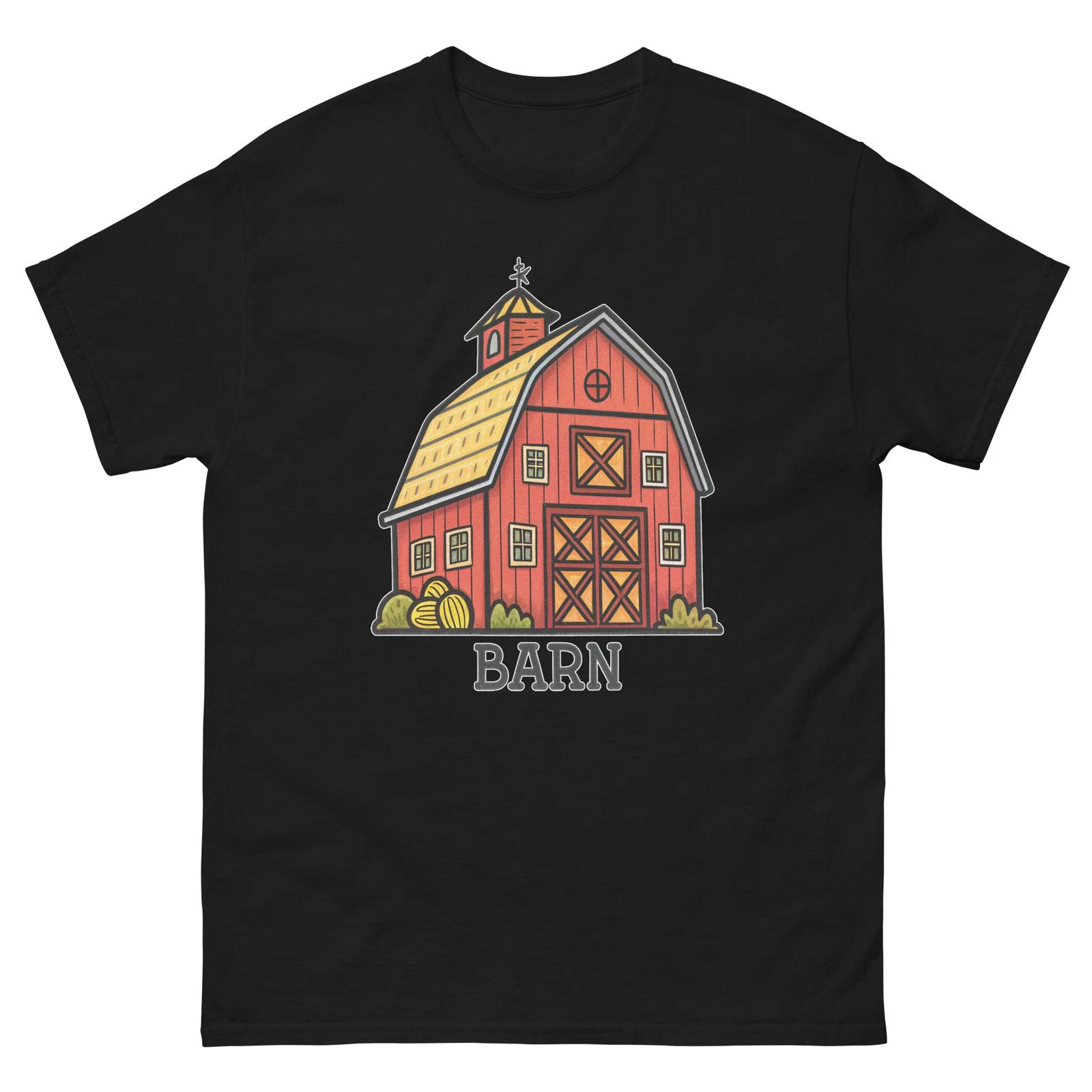 Barn Farming Rural Life Agriculture T-Shirt XL