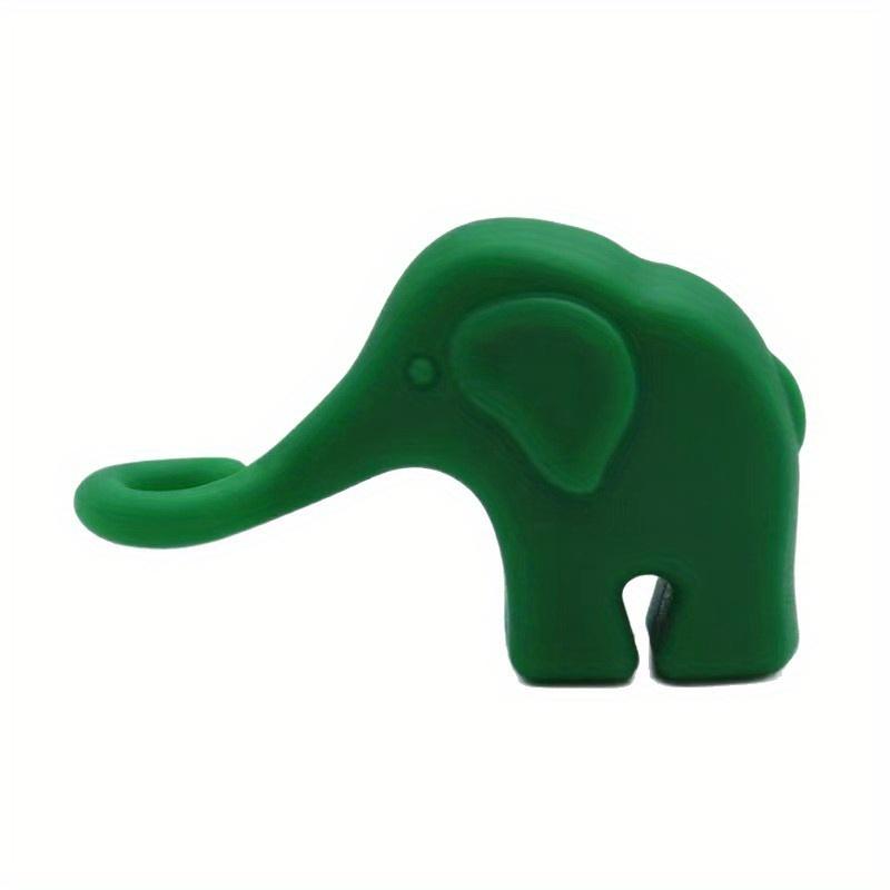 1pc New Product Cute Elephant Shaped Plant Support Frame Fixing Cup Along Plant Silicone Fixing Frame