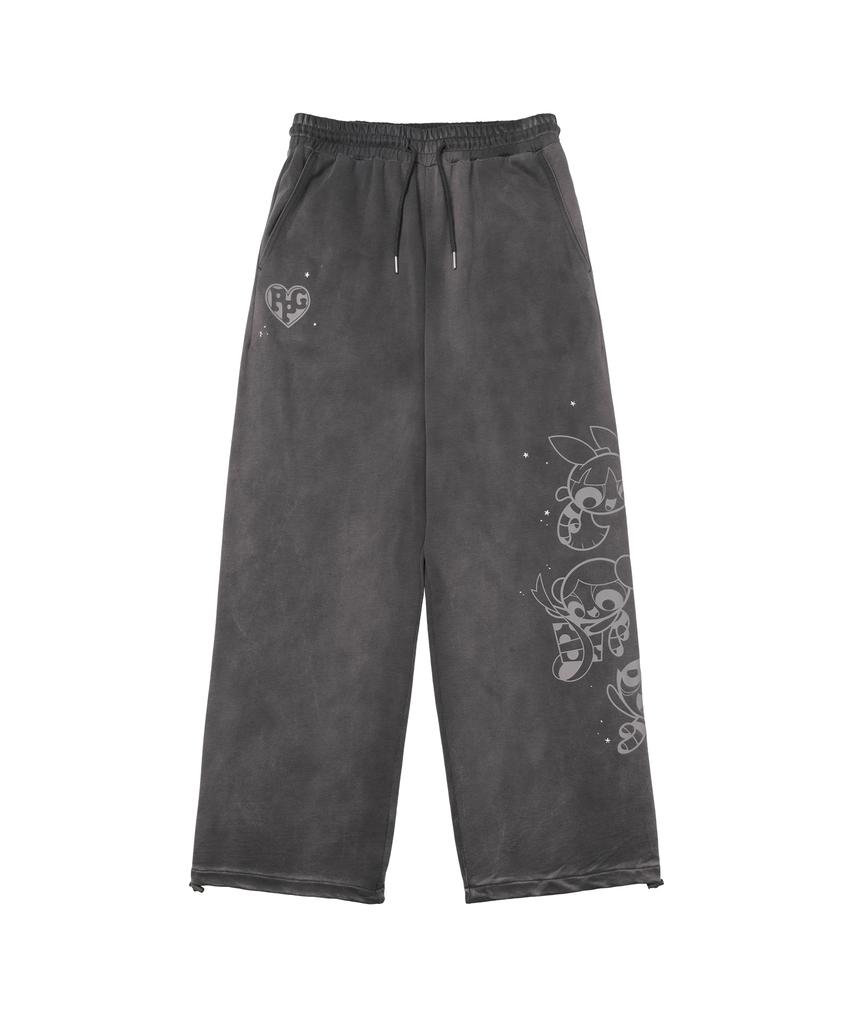 AMES-WORLDWIDE Ppg Hotfix Drawing Sweat Pants Deep Charcoal