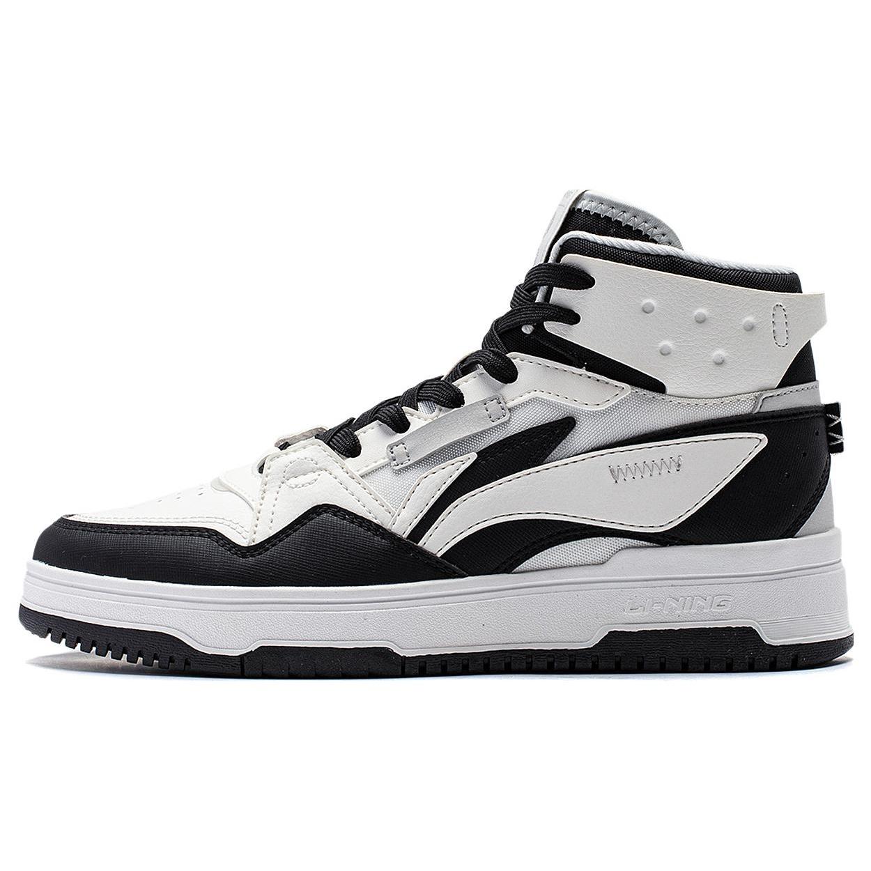 (WMNS) Li-Ning San Yuan 2.0 High Black White Women s AGCT346-1 EU 35
