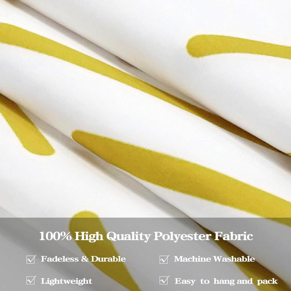 Kanuyee Gold Boho Burning Sun Tapestry Wall Hanging, Retro 70s Abstract Vintage Geometric Line Sunrise Tapestries for Bedroom Living Room Backdrop