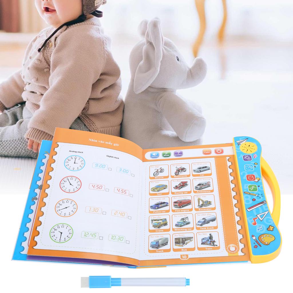 Vietnamese English Reading Machine Children Early Educational Learning Machine ToysYellow