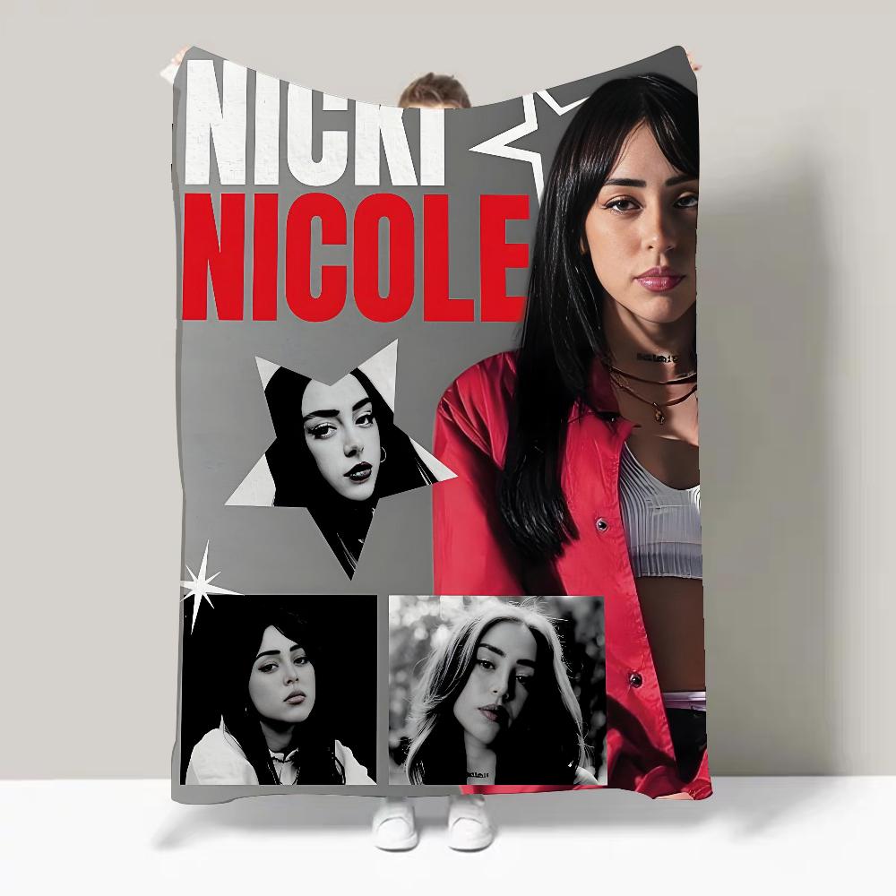 

Nicki Nicole Singer Alma Blanket Perfect Gift For Sofa Office Bed Plane Travel Sleep Read Relax Camping 75x90cm