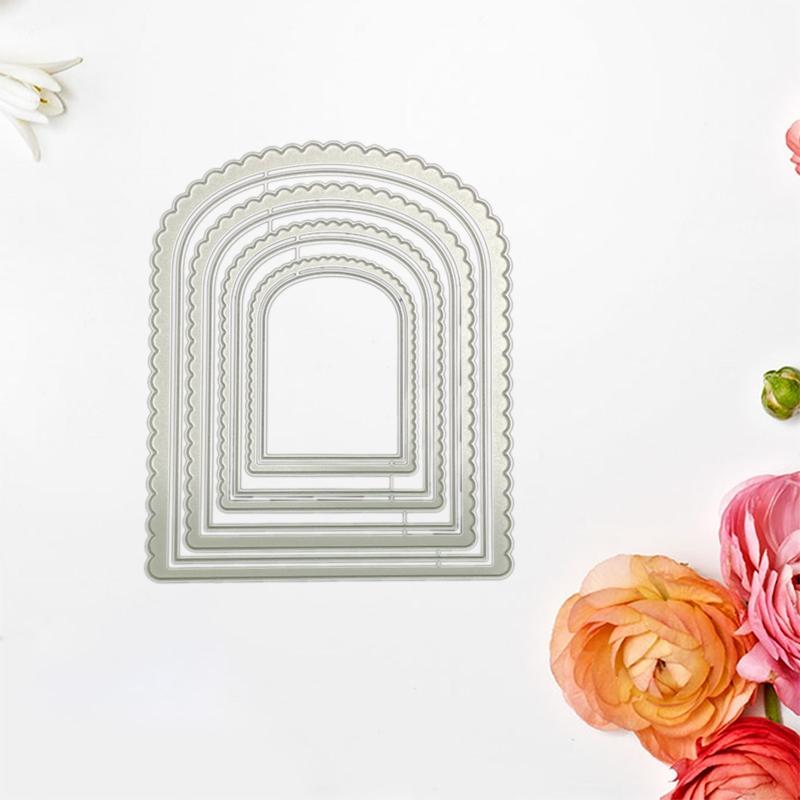 Wykrojniki z gniazdami łukowymi Szablony do wytłaczania i wycinania na Kartki z życzeniami dla Dzieci Scrapbooking Album DIY Ramka na Zdjęcia