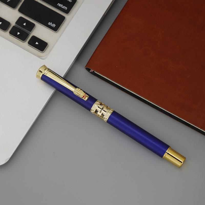 Luxury High-quality Hollow Out Creative Design Ballpoint Pen, Daily Writing Business Signature Pen