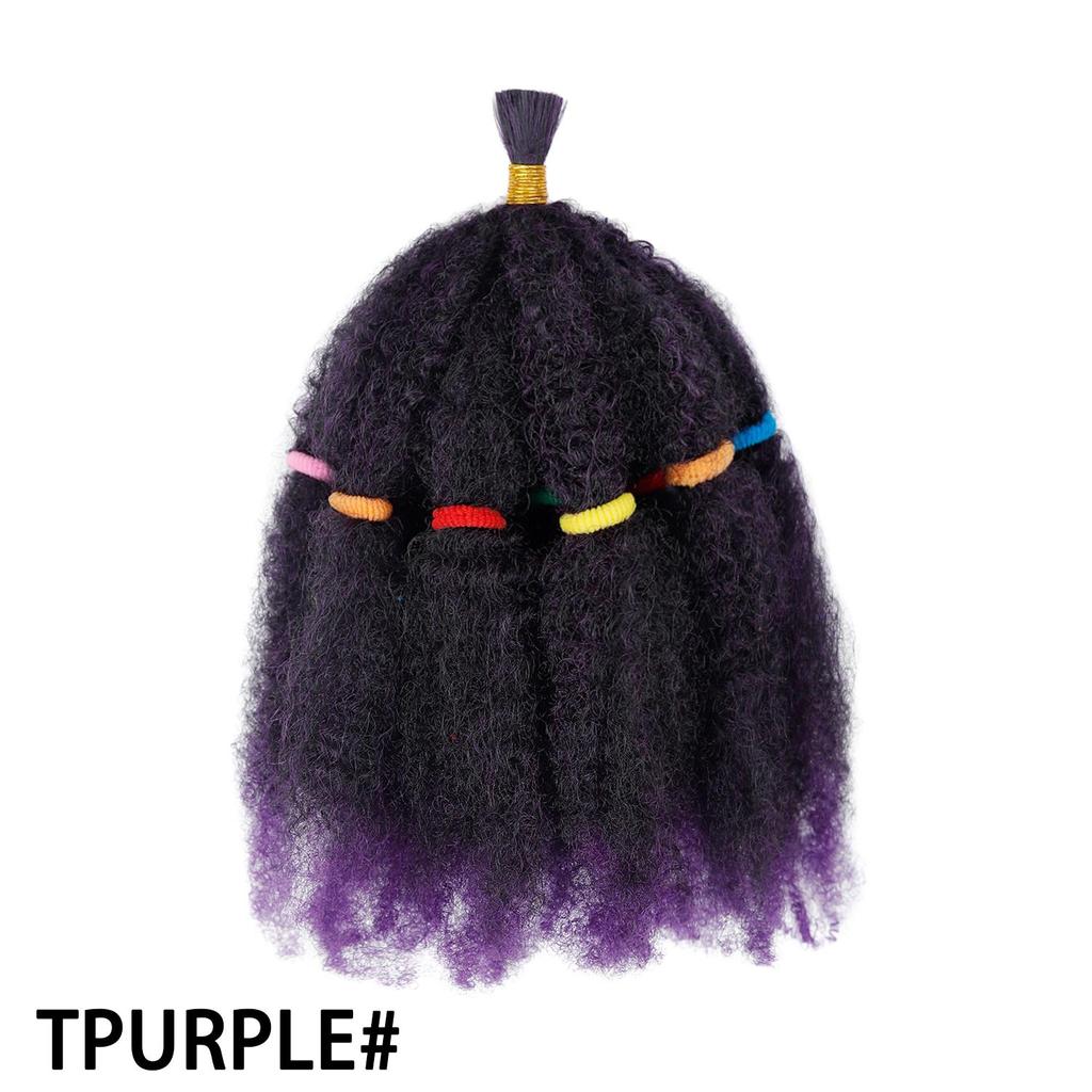 Afro Kinkys Hromadné Prodlužování Vlasů Kinky Kudrnaté Syntetické Vlasy na Copánky Oprava Vlasů Háčkování Dreads Loc Twist Copánky