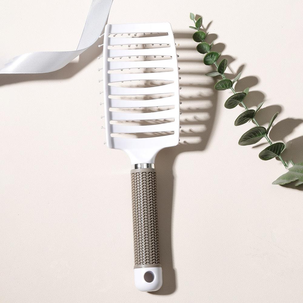 Peine de Costillas Big Bend Peine de Aire para el Cabello Peine de Cojín de Aire Herramientas de Estilismo de Volumen para Cabello Esponjoso Suministros para Dormitorio Perfecto Para el Uso Diario