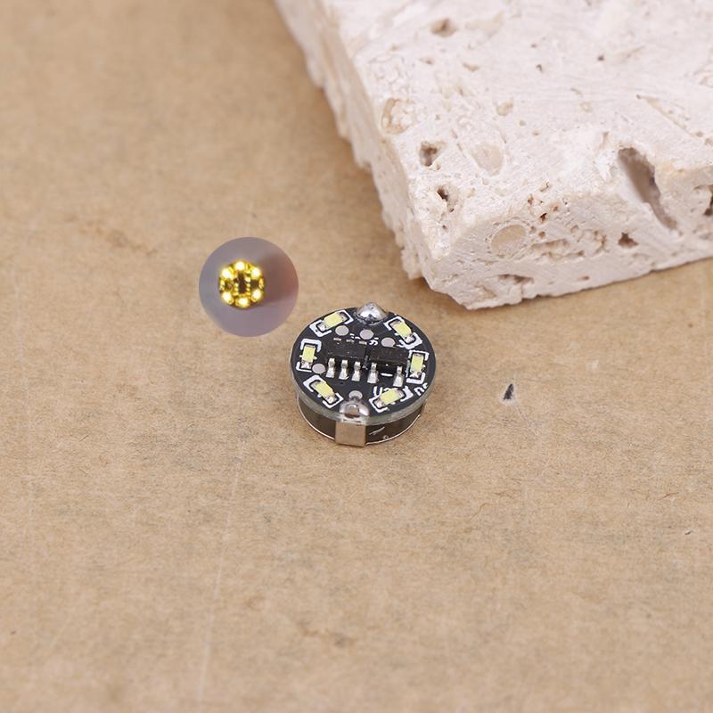 

Бездротові світлодіодні магнітні індукційні ліхтарі з 8 режимами + Кнопкова батарейка CR927 + Магніт DIY Мікро-сцена Макет Освітлення Іграшки Модель білий