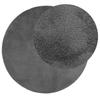 Oviedo Short Pile Rug Anthracite Ø 200 Cm