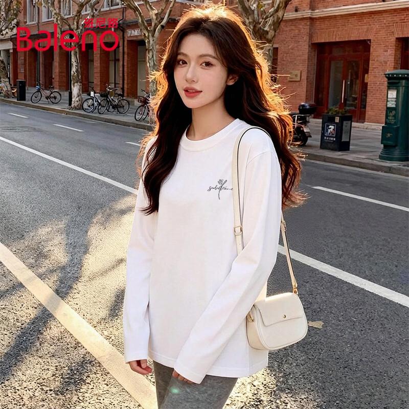 Baleno Women s 200g Pure Cotton Long Sleeve T-Shirt XL