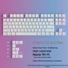 Contour Side-Printed Keycaps: Light-Transmissive, Compatible with Mad Catz Wooting60, Made68, Ace68
