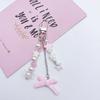 Fashion Star Bowknot Butterfly Hanging Pendant Sweet Phone Strap Bag Decoration Portable Hanging Lanyard for Girls Women