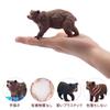 TOYMANY Animal Figurines - Bear Figurines (6-pack) - Bear Family - Forest Animal Set - Realistic Animal Models - Brown Bear, Black Bear - Popular Anim