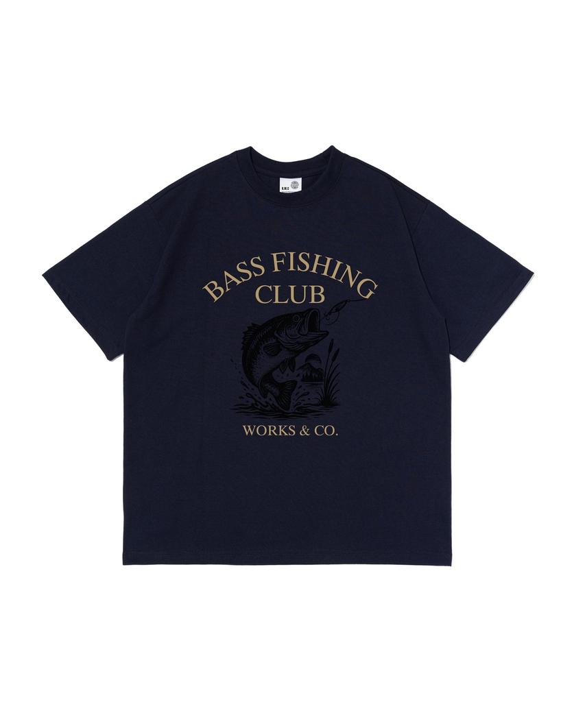 Wogseuaenko Extreme Fishing Short Sleeve T-Shirt (Navy)