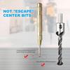 5 Pack Step Drill Bit & 5 Pack Countersink Drill Bit Set, Titanium Coated, 50 Sizes of Step Bit for Metal with Aluminum Case