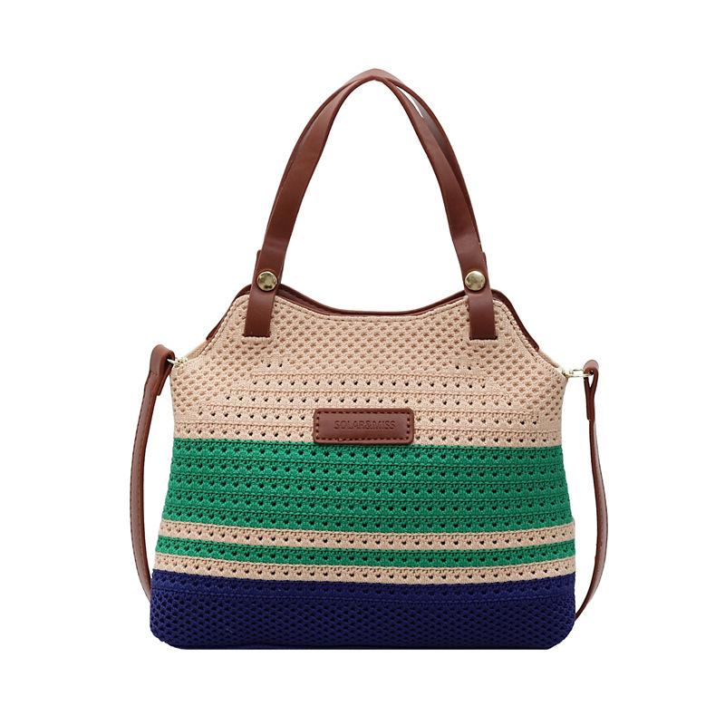 

Женская сумка Модная полосатая Новая Сумка-тоут Сумка на плечо Сумка-мессенджер для поездок