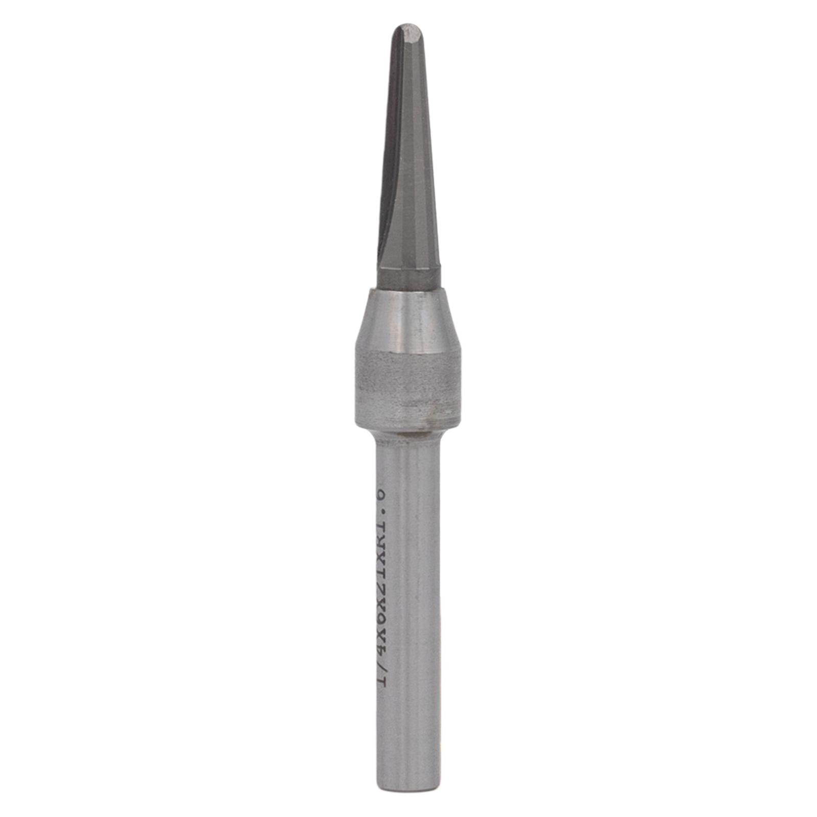 

TCT Grooving Cutter with 6.35mm/12.7mm Shank V-Shaped Tool Arc-shaped Slotter for Wood Bending Circular Groove Milling 6.35mm
