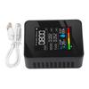  In 1  Quality Monitor LCD Color Screen CO2 TVOC HCHO Temperature Humidity Multifunctional  D