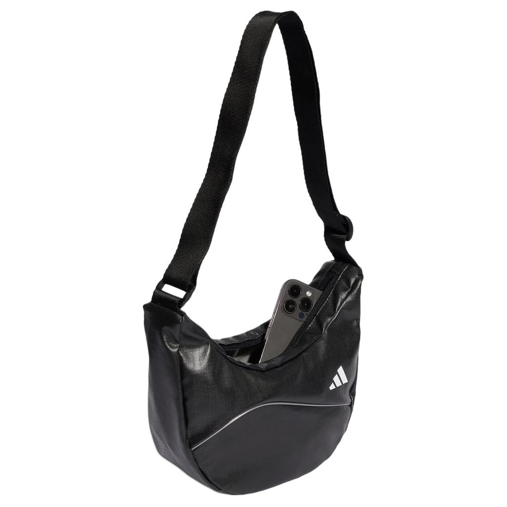 Adidas Polyester Shoulder Bag, Crossbody Bag Regular Women's Black JX4030