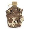 1L Army Military Water Bottle Camping Hiking Canteen Cup Portable for Outdoor