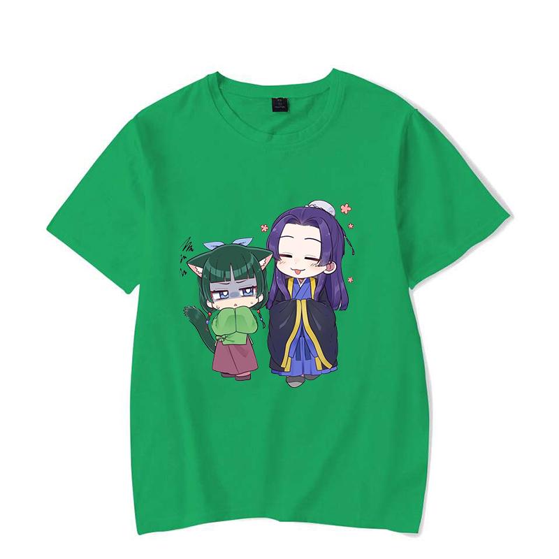 

Горячее Аниме Дневники Аптекаря Принт Футболка Лето Маомао Принт Футболка Женщины Мужчины Короткий Рукав Свободные Рубашки 4XL