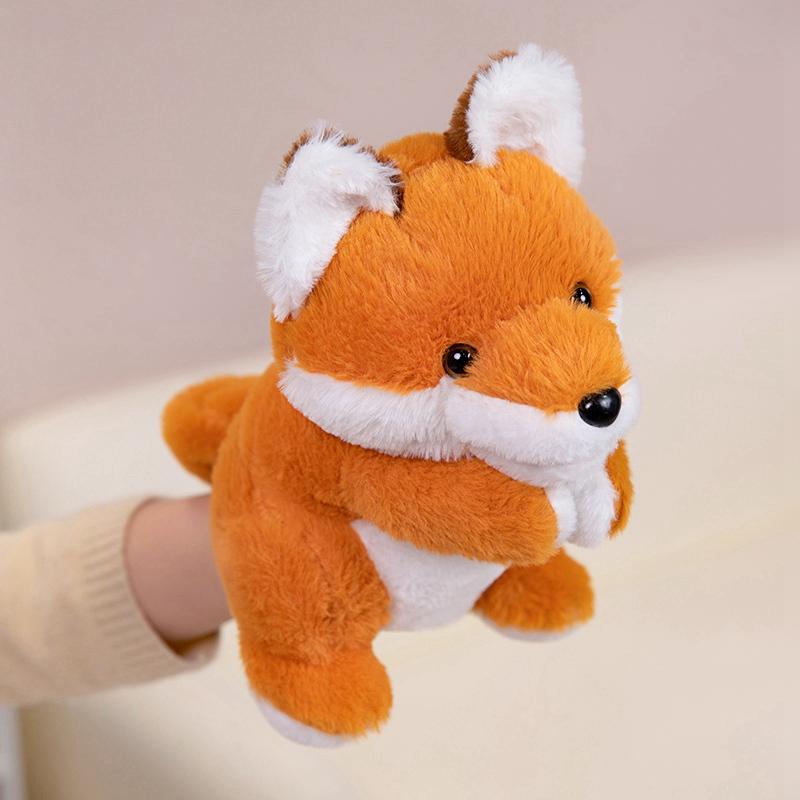 30 Styles Stuffed Plush Animals Toys Hand Finger Story Puppet Cute Dolls Educational Babys Duck Lamb Cow Dog Horse Children Gift