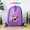 Huntress Girls Cosplay Drawstring Backpack Lightweight Polyester String Bag for Marathon Sports Events Gym Travel