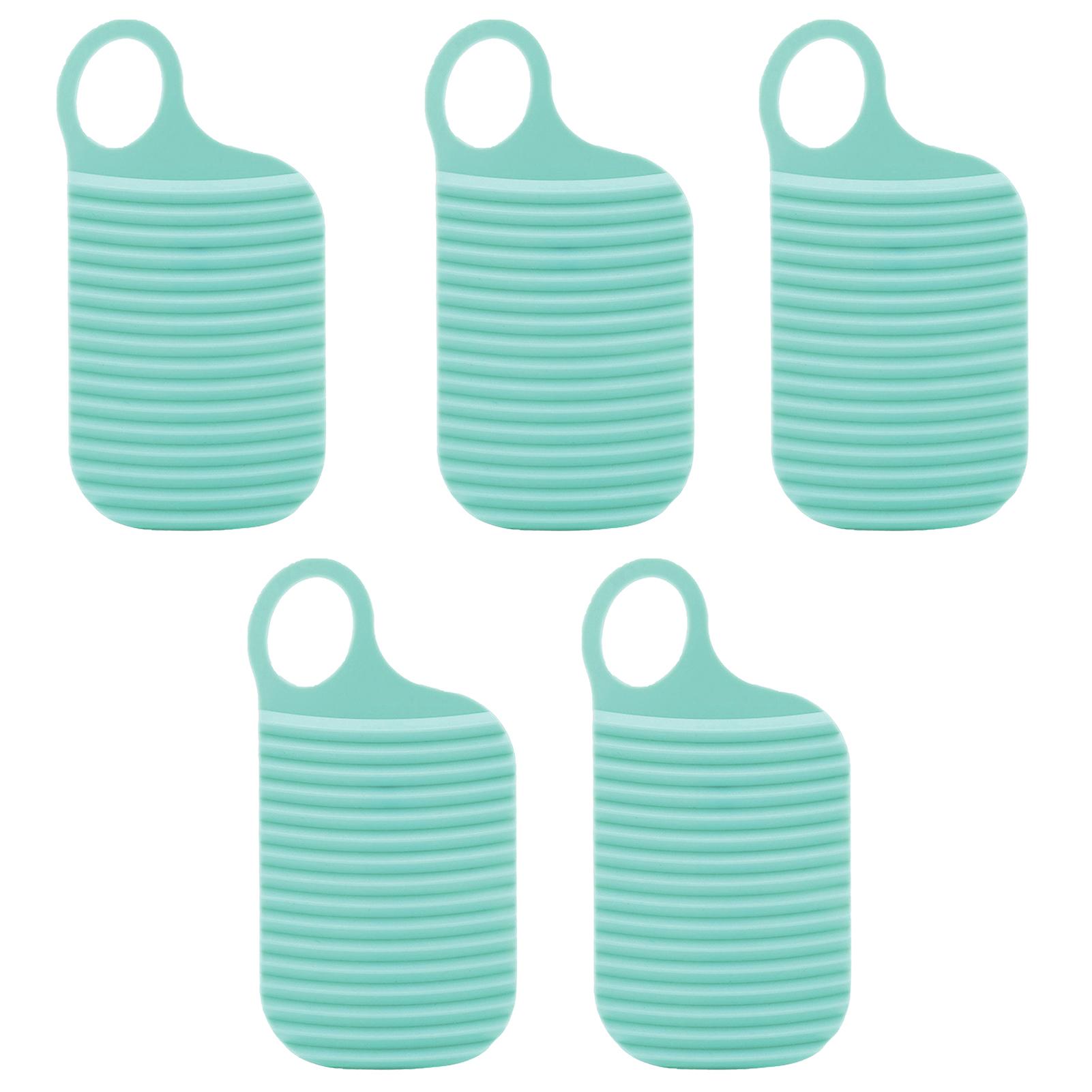 

Пластиковая доска для стирки Puntos, милая, более толстая мини-скруббер для ручной стирки 5 pcs зелёный