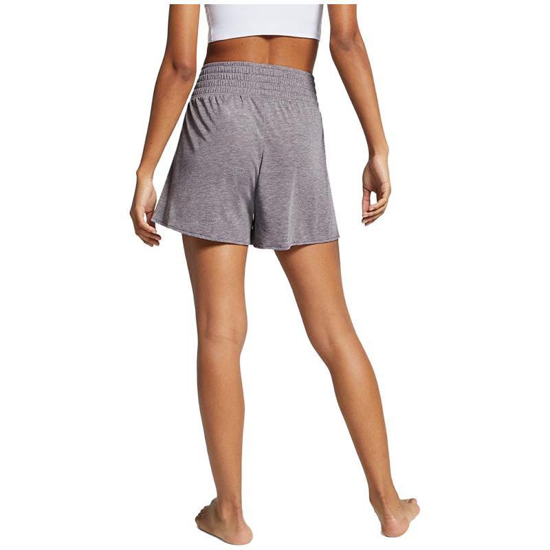 Nike Dri-Fit Studio Solid Breathable Sports Casual Shorts Women Shorts Gray AR6362-080