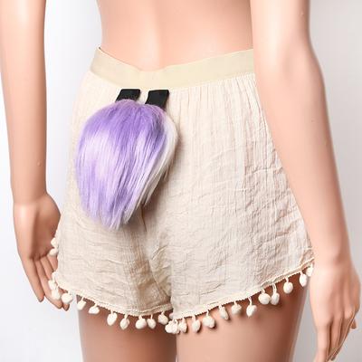 1PC Imitation Plush Fluffy Party Supplies Lolita Rabbit Tail Animal Tail Stage Shows Clothing Accessories Cosplay Props