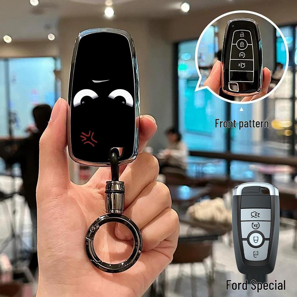 High-End Protective Key Cover for Ford Kuga, Focus, Tourneo Connect, Mondeo