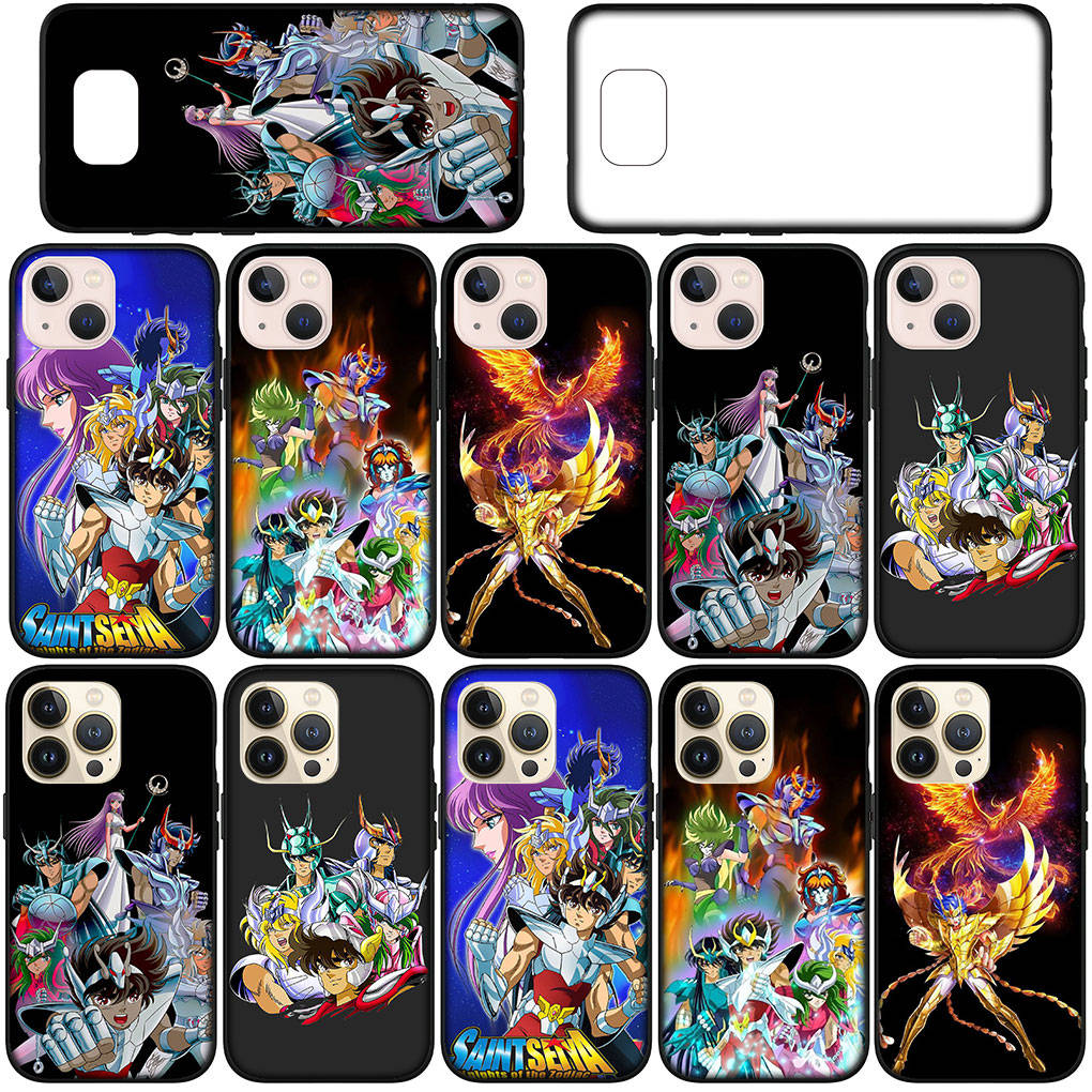 Cover for iPhone 16 15 Xiaomi Redmi Note 14 13 12 11 Pro Max X 8 9 16e Samsung Galaxy S25 S24 S23 Moto A4 G54 OPPO Huawei Anime Saint Seiya Phone Case