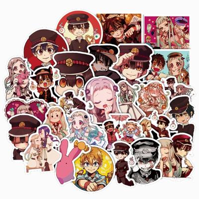50 ks Japonské anime Toilet Bound Hanako Kun nálepka na zápisník, kufor, chladničku, denník, cosplay, graffiti, detská nálepka