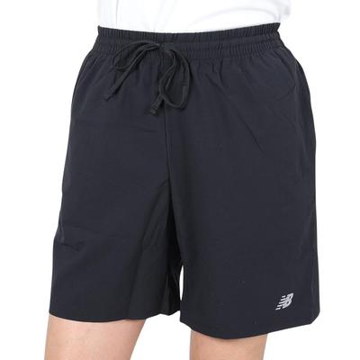 New Balance Run Shorts BK L [New Balance] Men's Shorts, 7-inch (without Innerwear) (MS41234) (Black)