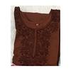 Beautiful Brown Designer Short Kurta Set Indian Bollywood Ethnic Kurti Set Dress