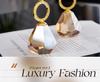 Champagne Modern Crystal Candlestick: Elegant Metal Candle Holder & Decorative Home Ornament