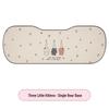 Cute Hemp Car Seat Cushion for ORA Good Cat, ORA 5, Kia EV5, K3, K5 - Ideal for All Seasons