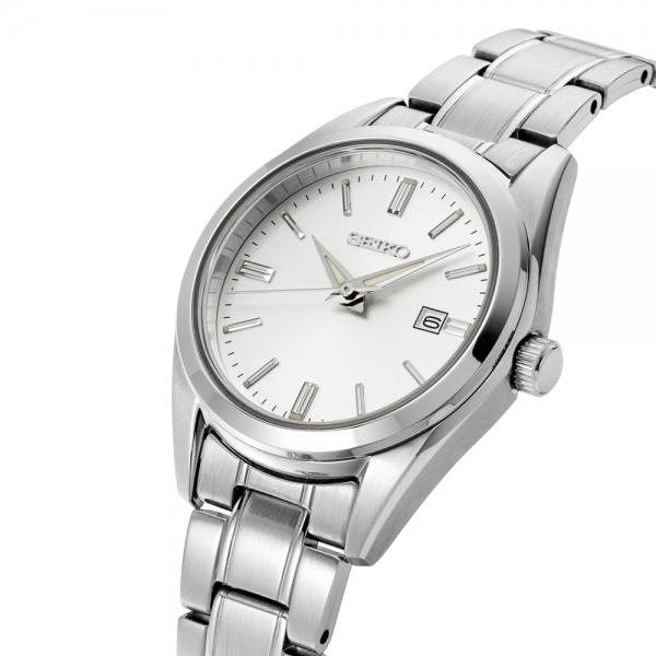 Seiko Classic Quartz Sapphire Stainless Steel Women's Watch SUR633P1