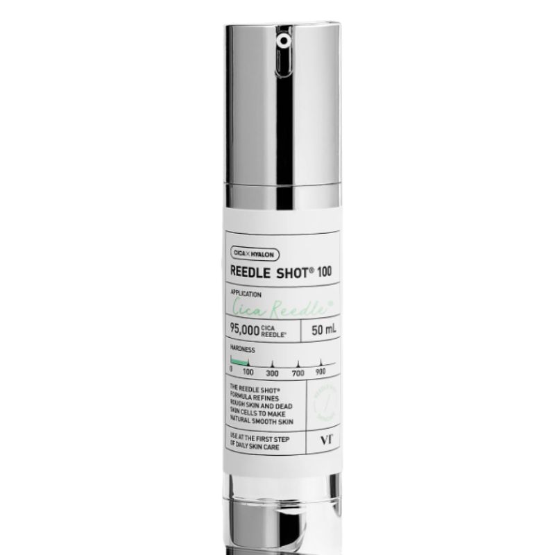 VT Reedle Shot 100 Microneedle Skin Booster Essence Cica Skin Repair Korean Skincare 50ml