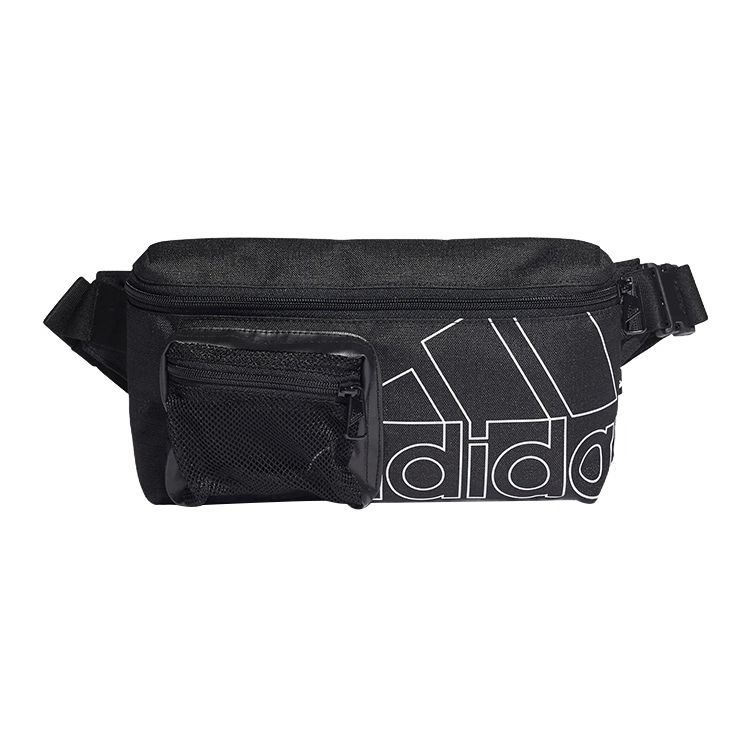Adidas Bos Wb Sports Logo Zipper Closure Polyester Shoulder Crossbody Chest Waist Bag Unisex bags Black HC4770 Black