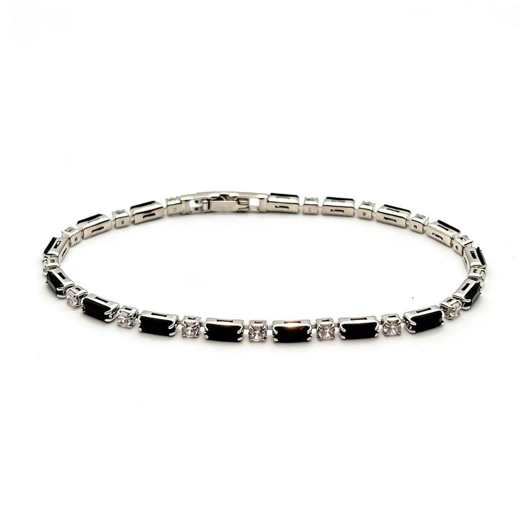 Bracelet de Tennis Zircon Violet - Bijou Élégant pour Femme