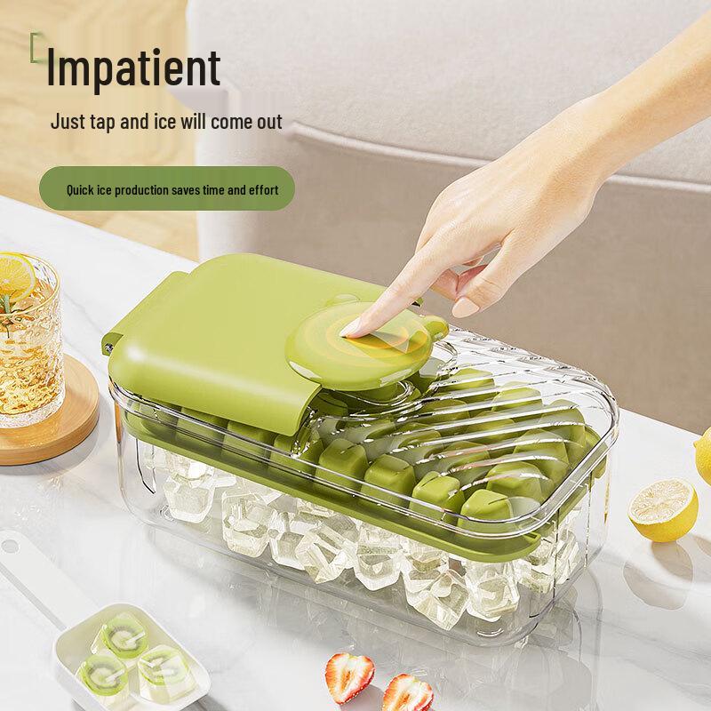 Miling 64-Grid Easy-Release Ice Cube Tray Set