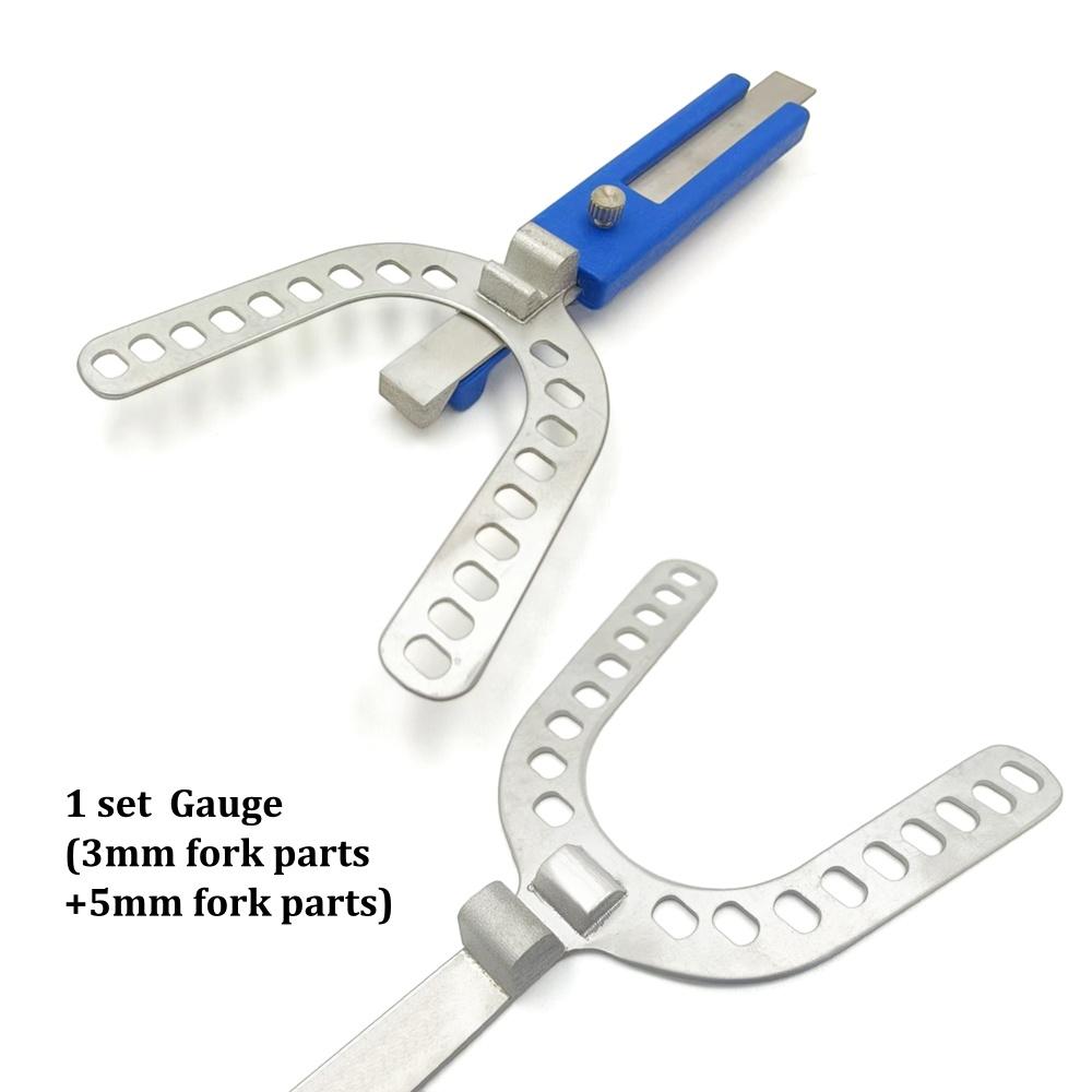 Dental ProGauge for Bite Recording 3mm/5mm Oral Centric Tray Set Impression Trays Occlusal Record Articulator Denture Repair