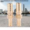 Brass Fitting Hose Barb Tail Reducer Reducing Plug Connector (6mm-8mm 4 pcs)