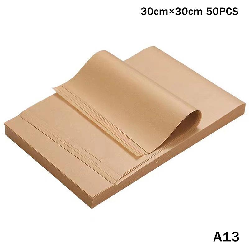 50/100 Stück Pergamentpapier Backpapier Antihaft Vorgeschnittenes Backpergament Backpapier Für Ofen Heißluftfritteuse Grillmatte Papier