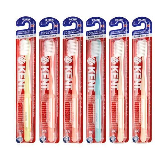 KENT Ultra-Fine Toothbrush 6-Pack