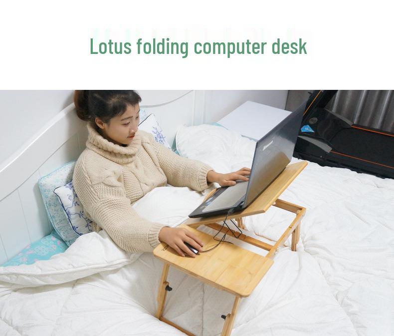 Sunshine Valley Klappbarer Laptop-Tisch - Nachttisch & Studentenwohnheim-Schreibtisch